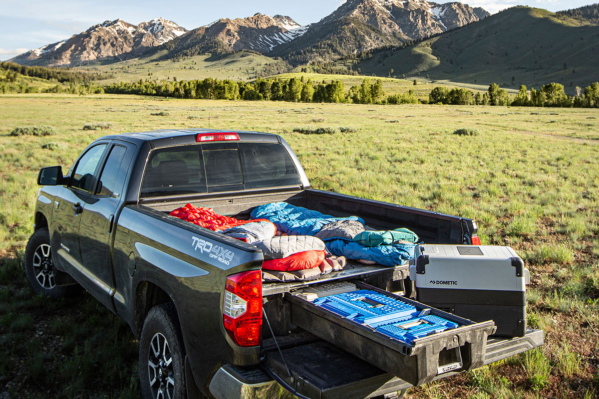DECKED Truck Bed Storage - Keep your gear secure and protected from the elements. DECKED Truck Bed Storage - Keep your gear secure and protected from the elements.